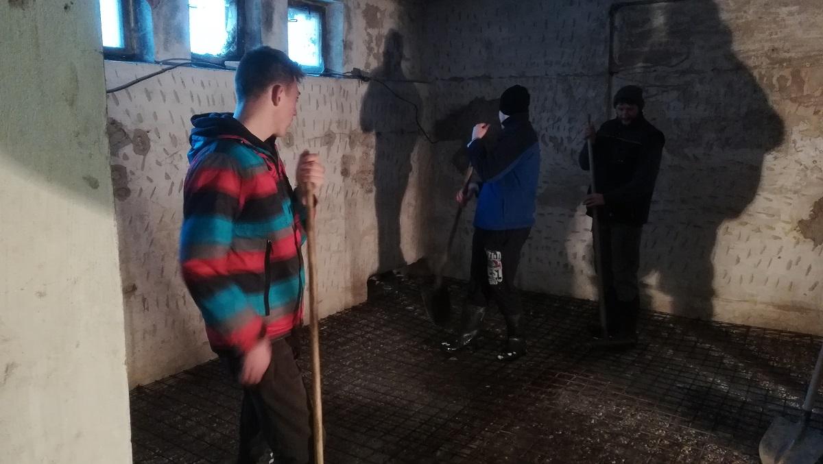 Fotogaléria Betónovanie novej posilňovne - január 2018 (4) Betónovanie novej posilňovne - január 2018